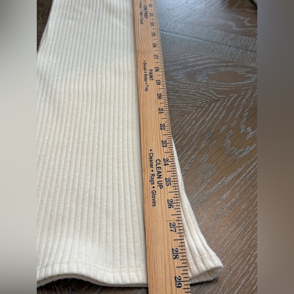 SOLD JOAH BROWN Fitted Mini Flare Pant Natural Luxe Knit NWT Size XS/Small - Picture 12 of 13